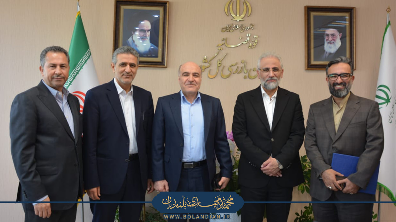 تصویر محمدمهدی بلندیان و معاونین سازمان بازرسی کل کشور 